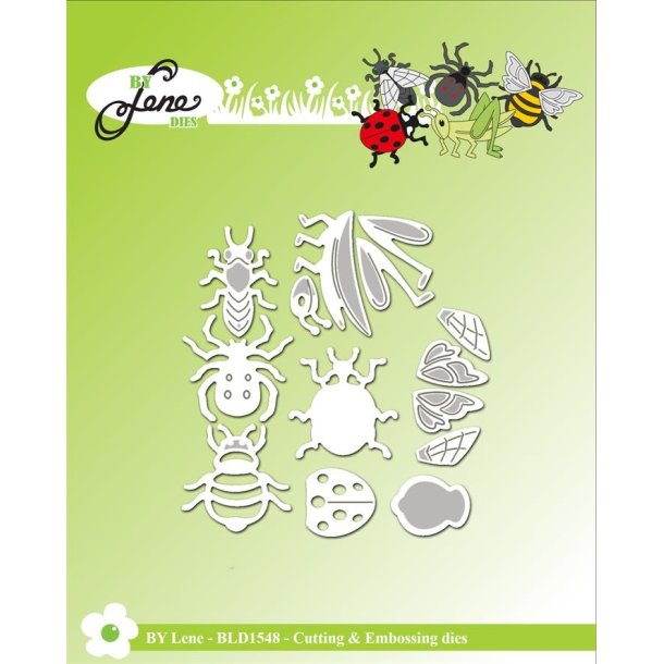 By Lene dies Small insects Marieh�ne 2,5x2,5cm