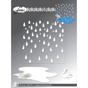 By Lene dies Rain 10x10cm