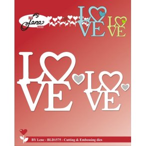  By Lene dies Love 6x6 & 4,4cm