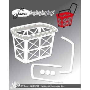 By Lene dies Shopping cart St�rste 7,9x6,9cm