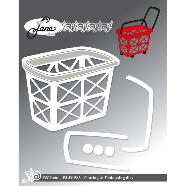 By Lene dies Shopping cart St�rste 7,9x6,9cm