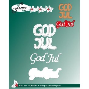 By Lene dies God Jul St�rste: 3,9x2,1cm