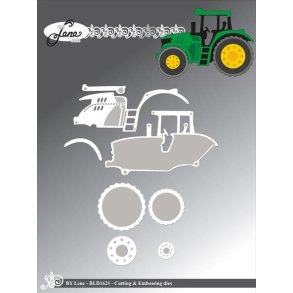 By Lene dies Tractor Samlet 8x5,6cm
