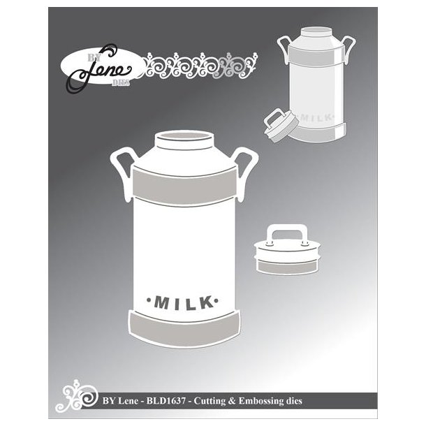 By Lene dies Milk can St�rste 5,4x8cm