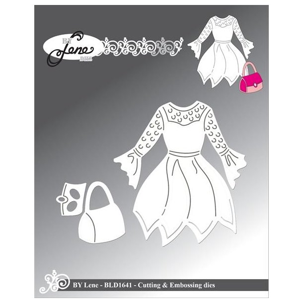 By Lene dies Dress Kjole 6,8x7,5cm