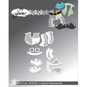 By Lene dies Accessories for BLD1644 # 2 Sko 2,1x1,4cm