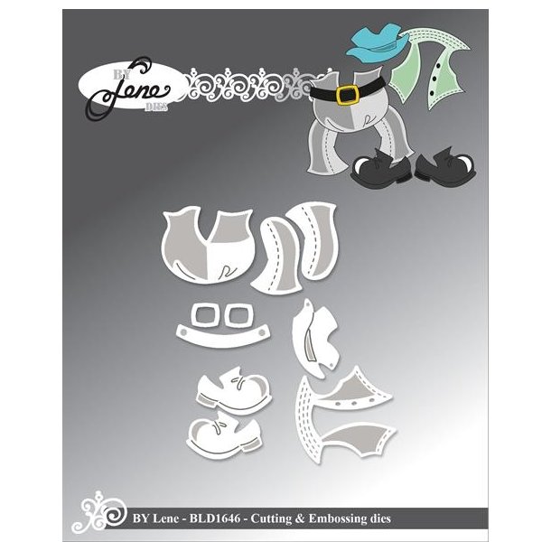 By Lene dies Accessories for BLD1644 # 2 Sko 2,1x1,4cm