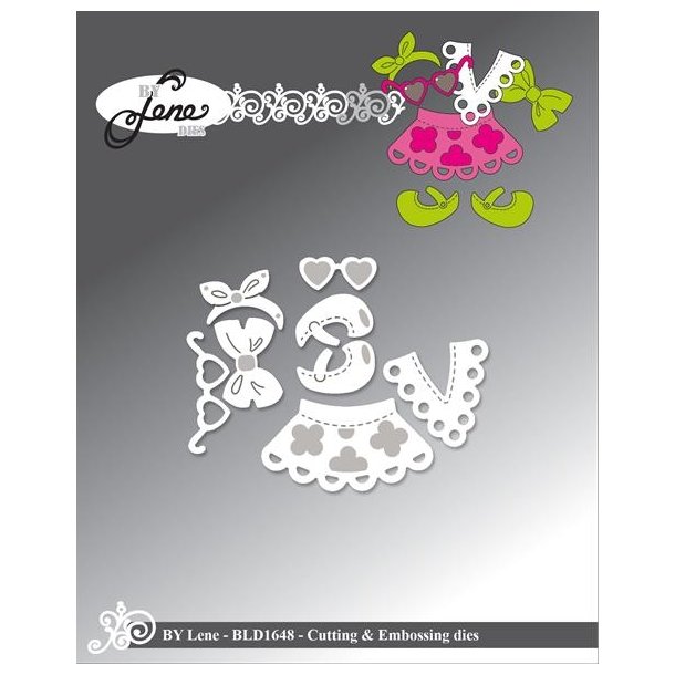 By Lene dies Accessories for BLD1648 #4 4x2,1cm