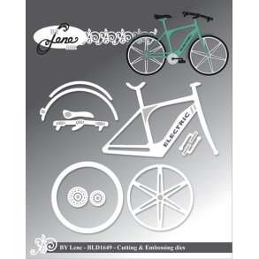 By Lene dies Electric bike Samlet 10,7x6,7cm