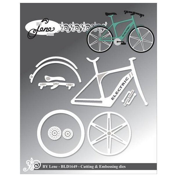 By Lene dies Electric bike Samlet 10,7x6,7cm