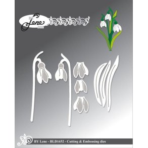 By Lene dies Snowdrops St�rste: 2x7cm