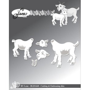 By Lene dies Goat St�rste 4,6x4,6cm