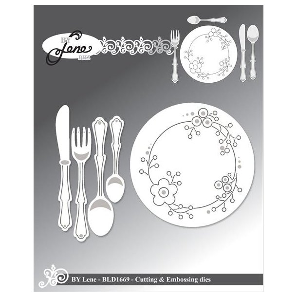 By Lene dies Plate Cutlery Tallerken: 6,5x6,5cm
