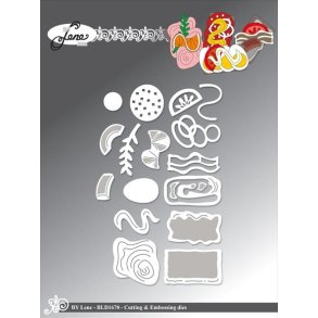 By Lene dies Dansk Sm�rrebr�d nr 1 St�rste: 3,1x5,3cm