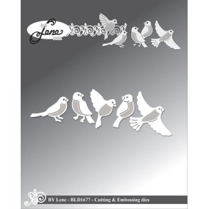 By Lene dies Birds St�rste: 3x3,2cm