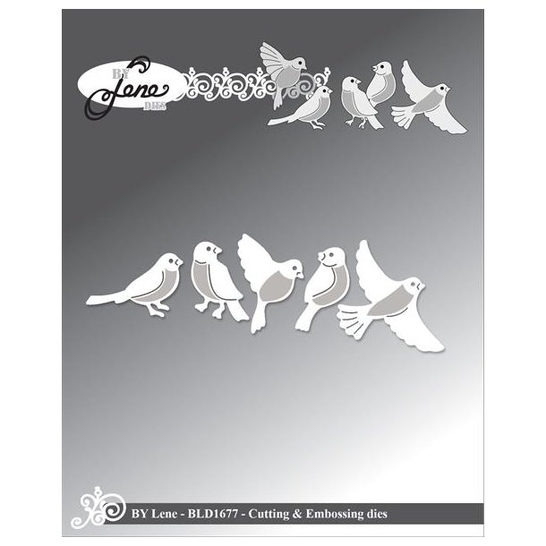 By Lene dies Birds St�rste: 3x3,2cm