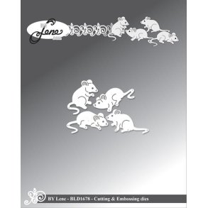  By Lene dies Mice St�rste: 3,1x1,7cm