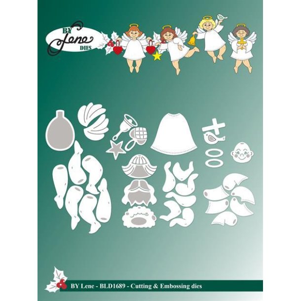 By Lene dies Angels St�rste:4,2x3,7cm