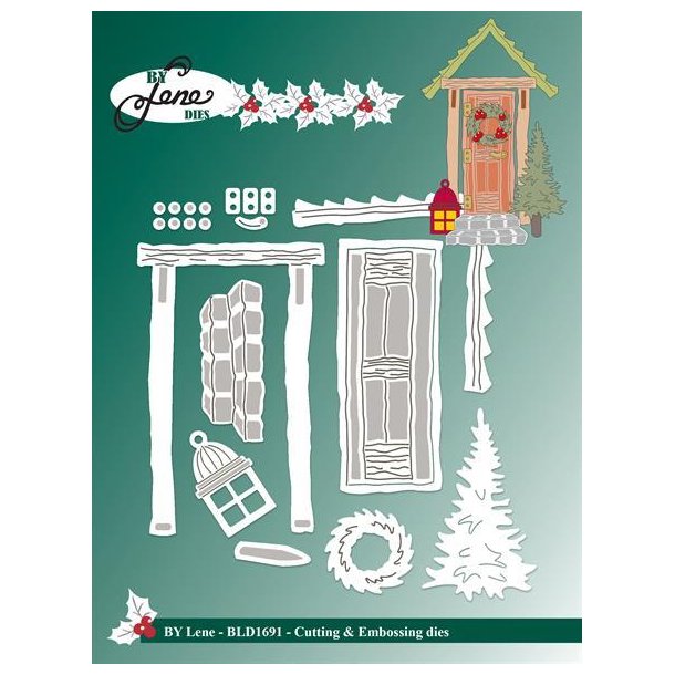 By Lene dies Christmas door D�r: 3,2x7,8cm