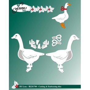 By Lene dies Large christmas duck St�rste: 4,9x7cm