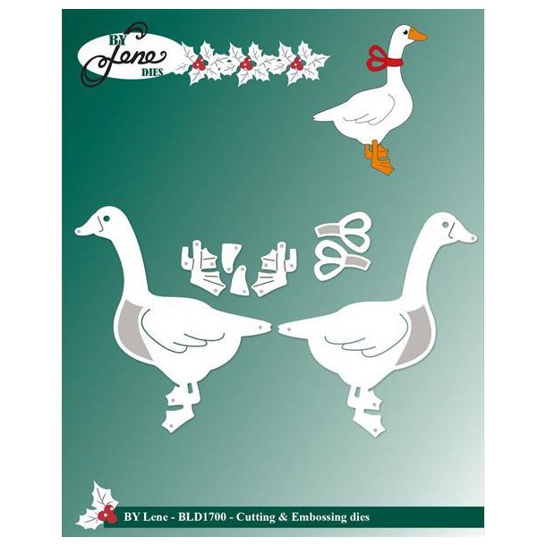 By Lene dies Large christmas duck St�rste: 4,9x7cm