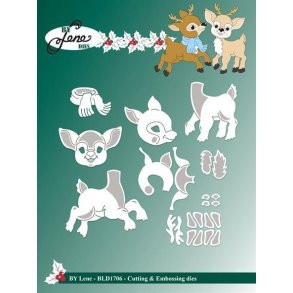 By Lene dies Bambi Bambis hovved 4,3x2,7cm