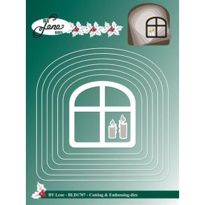 By Lene dies Winter frame 13,5x13,5cm