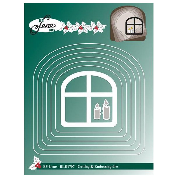 By Lene dies Winter frame 13,5x13,5cm