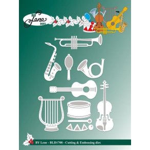 By Lene dies Music instruments Tromme 3,2x2,4cm