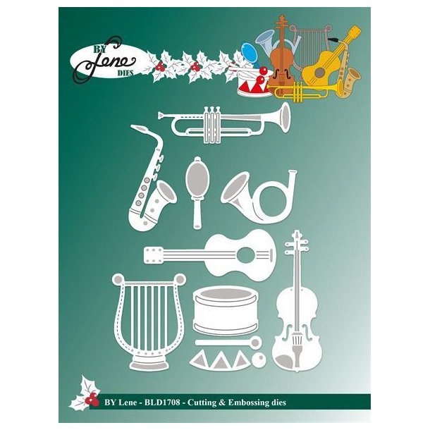 By Lene dies Music instruments Tromme 3,2x2,4cm