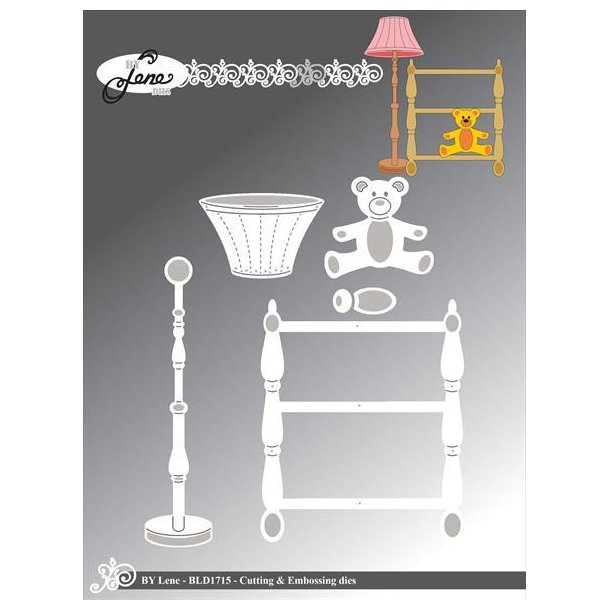 By Lene dies Bookcase Bamse 3,7x3,5cm
