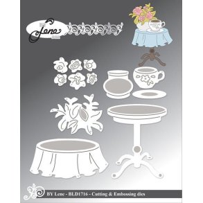 By Lene dies Table Bord 4,4x5,5cm