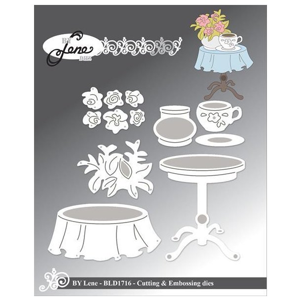 By Lene dies Table Bord 4,4x5,5cm