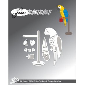 By Lene dies Parrot Papeg�je 3,2x6,7cm