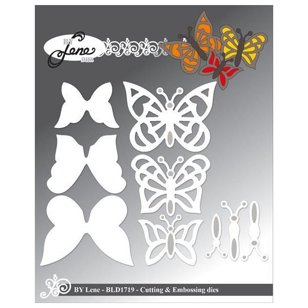 By Lene dies Butterflies St�rste 4,7x3,6cm