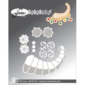 By Lene dies Wreath cake St�rste 7,8x5,3cm