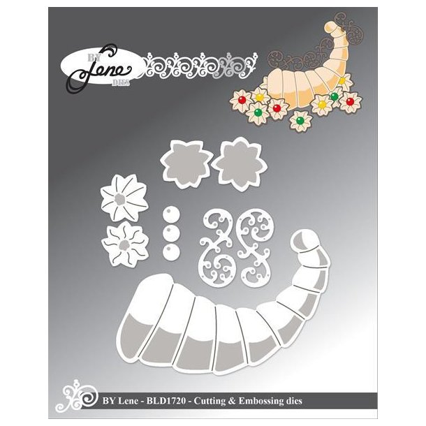 By Lene dies Wreath cake St�rste 7,8x5,3cm