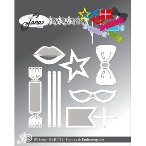 By Lene dies Year accessories Butterfly 4,2x2,2cm