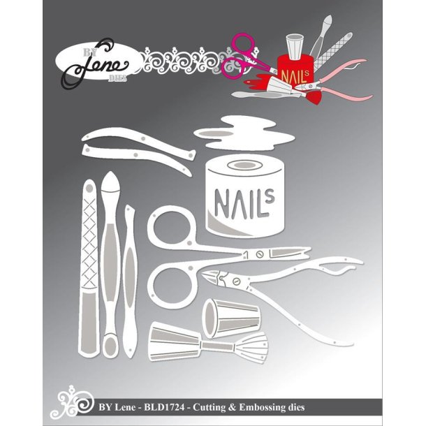 By Lene dies Nail polish Saks 5,8x3,6cm