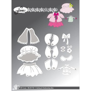 By Lene dies Accessories for BLD1727#3 Hat 5,2x3,7cm