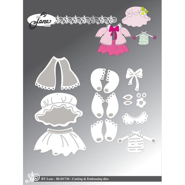 By Lene dies Accessories for BLD1727#3 Hat 5,2x3,7cm