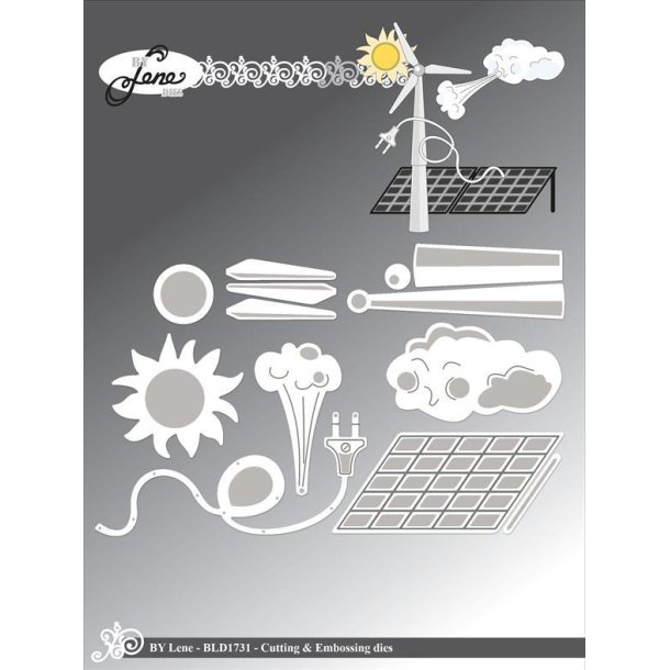 By Lene dies Renewable energy Sky 5,2x3cm