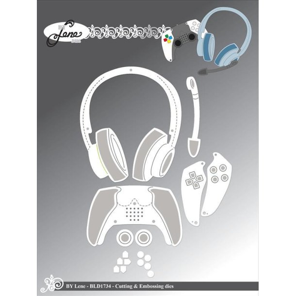 By Lene dies Gamer set St�rste 6,8x7,8cm