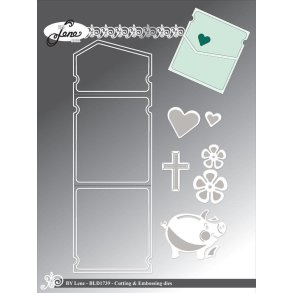 By Lene dies Envelope St�rste 6x17,8cm
