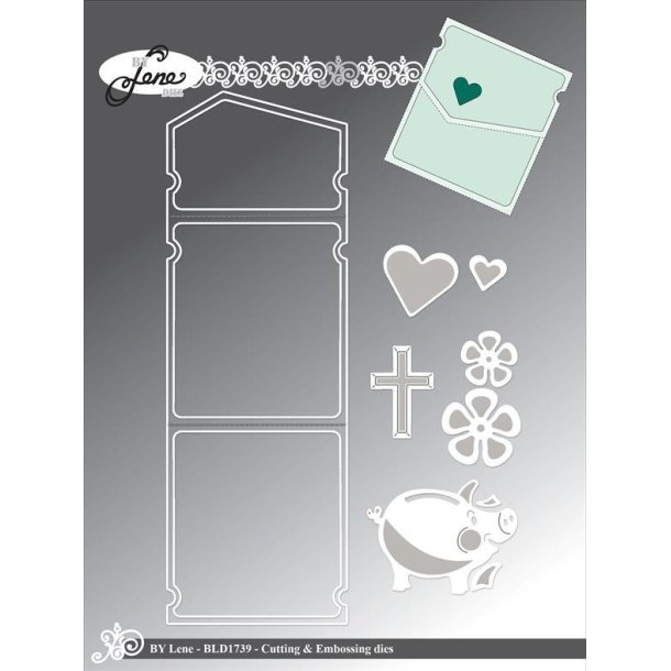 By Lene dies Envelope St�rste 6x17,8cm