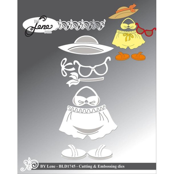  By Lene dies Accessories for BLD1727-4 Hat 5,1x1,8cm