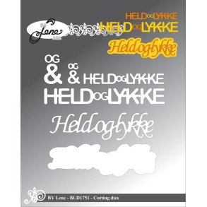 By Lene dies Held og lykke St�rste 7,9x2,4cm