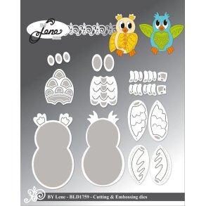 By Lene dies Owls St�rste 3,1x5,5cm