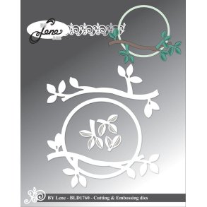 By Lene dies Branch circle St�rste 10,3x8,3cm