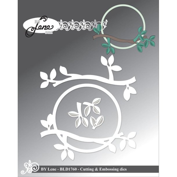 By Lene dies Branch circle St�rste 10,3x8,3cm